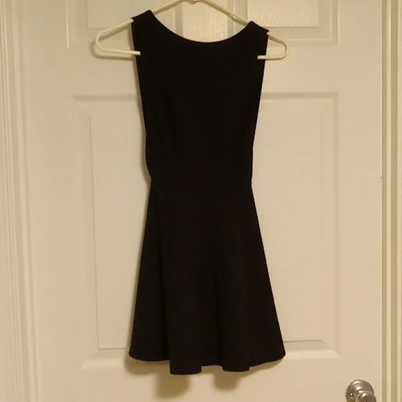 American Apparel | Dresses | Little Black Dress With Deep V Open Back |  Poshmark